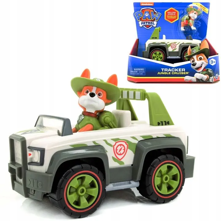 Spin Master Paw Patrol Tlapková Patrola - vozidlo s figurkou - Tracker Jeep