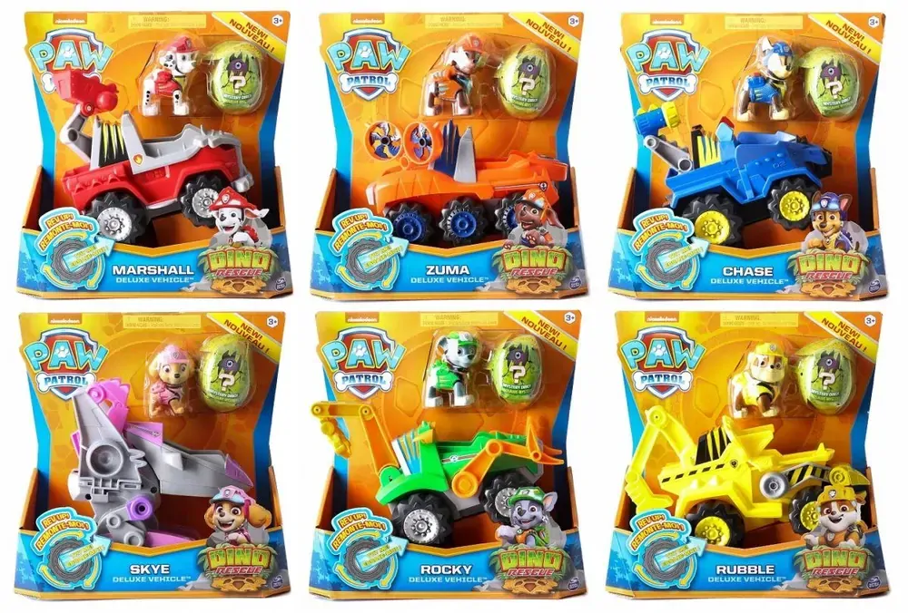 Spin Master Tlapková Patrola Paw Patrol Dino Rescue - vozidlo s figurkou - REX a dinosauři