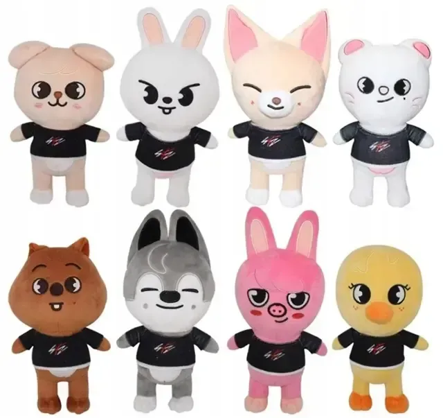 SKZOO Plyšový JINIRET s Stray Kids Fretka - Plyšák 22 cm