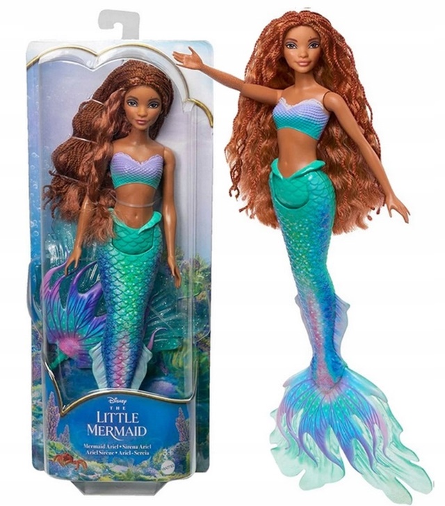 Mattel The Little Mermaid Panenka malá mořská víla Ariel - V moři HLX07