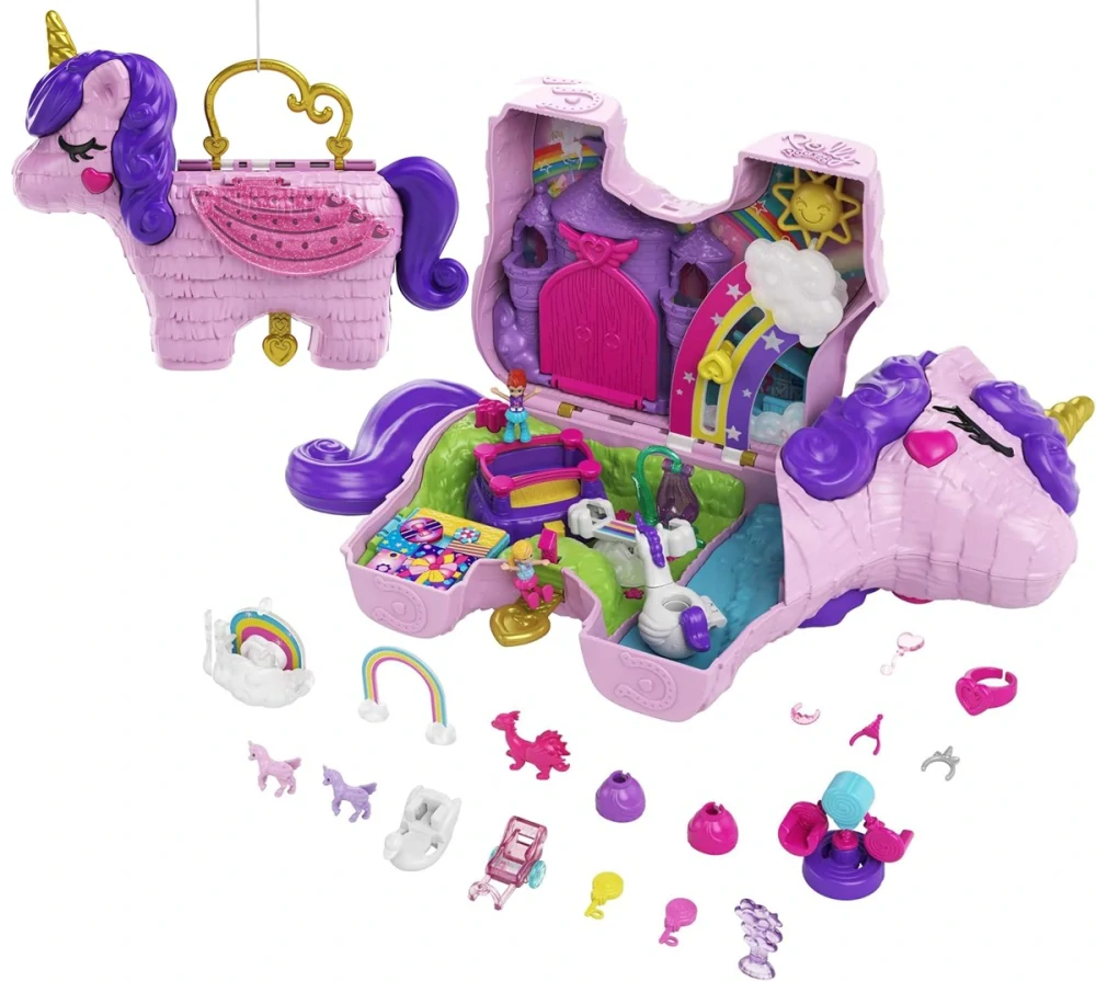 Mattel Polly Pocket Mikro Pocketová kabelka Jednorožec GVL88