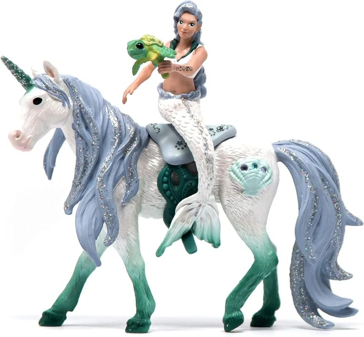 Schleich Bayala Mořská panna na mořském jednorožci 42509