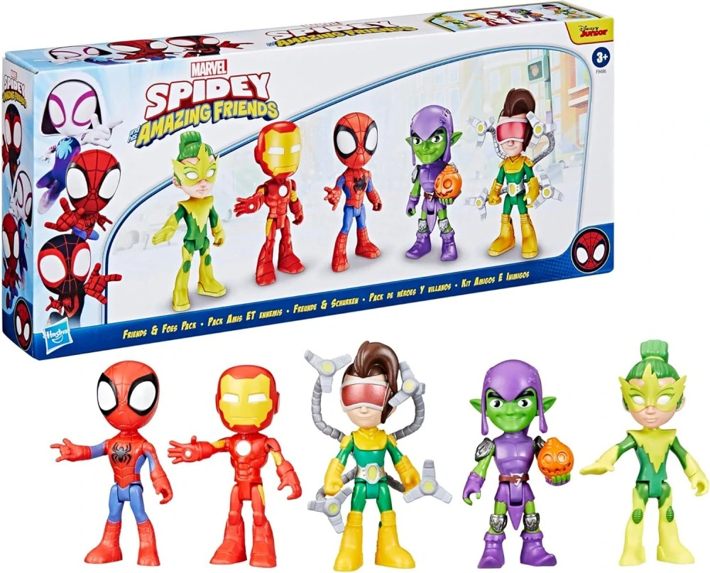 Hasbro Figurky Spidey Goblin Iron Man Electro Doc Ock - Sada 5 ks figurek