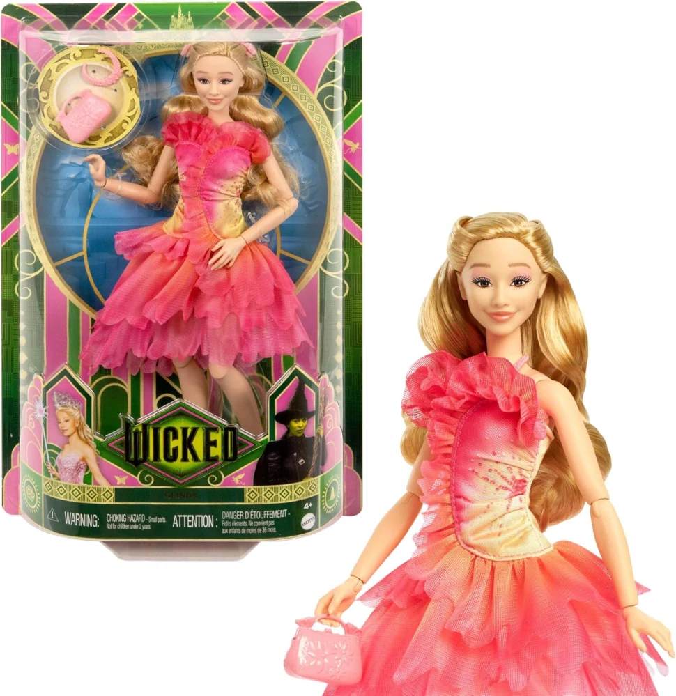 Mattel Panenka Galinda Čarodějka Wicked HXT63