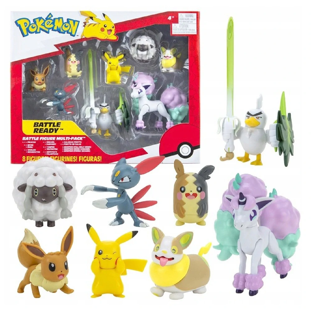 Figurky Pokémon Battle Ready - Sada 8 ks figurek od Jazwares