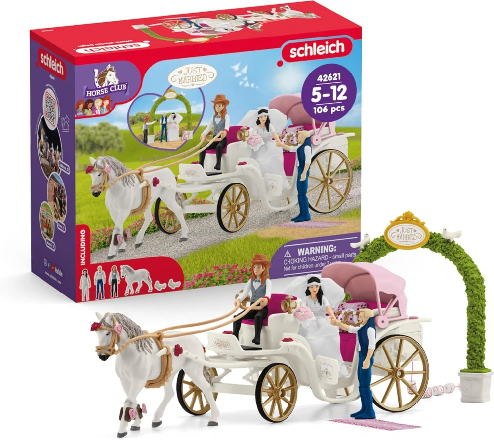 Schleich Horse Club Svatební kočár 42641