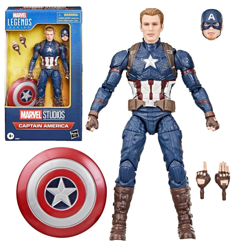 KAPITÁN AMERIKA Pohyblivá figurka s příslušenstvím Marvel Legends Hasbro G0607