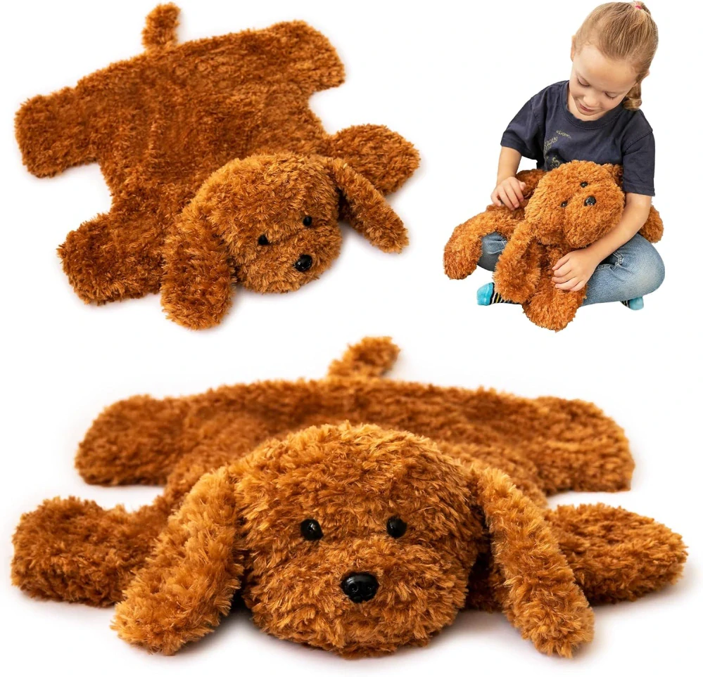 PLYŠÁK PEJSEK ZÁTĚŽOVÝ SNIŽUJE STRES ADHD AUTISMUS 2,4 KG
