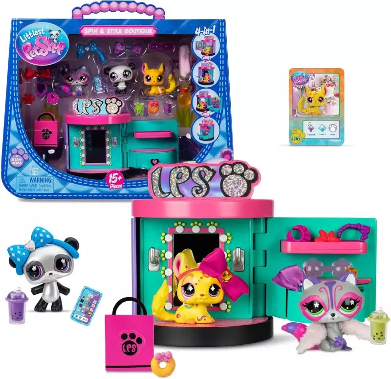 Hasbro Littlest Pet Shop Hrací sada Zvířátka Butik módní doplňky