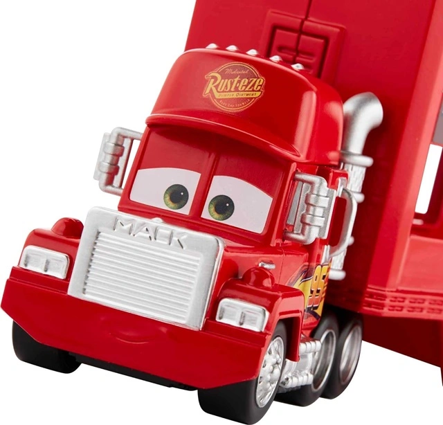 Mattel Cars Mini transportér Mack a Blesk McQueen GNW34