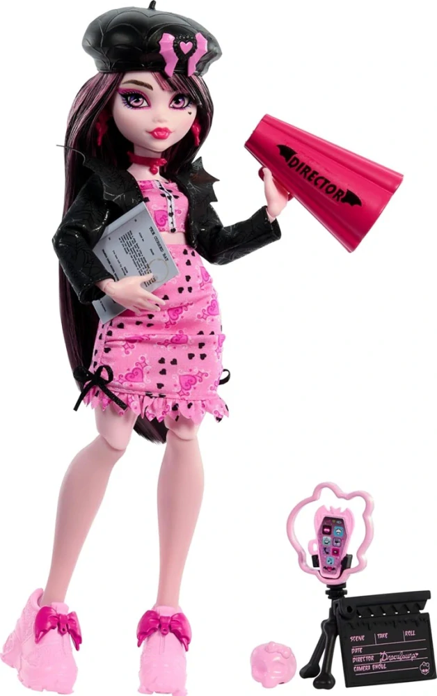 Mattel Panenka Monster High Fearbook - Draculaura HXW30