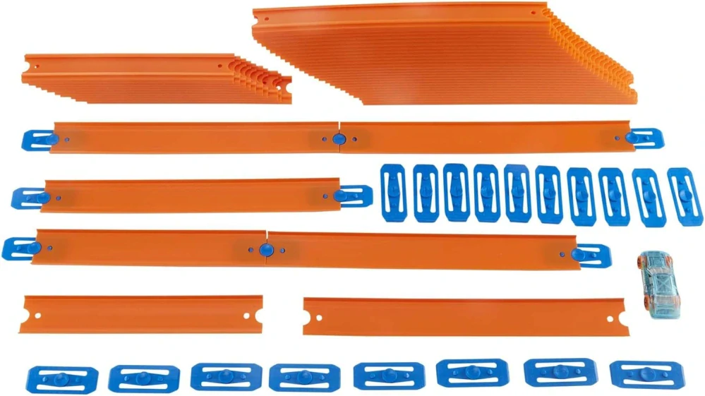 Mattel Hot Wheels Track Builder Mega balení drah pro rozšíření 12 metrů FTL69