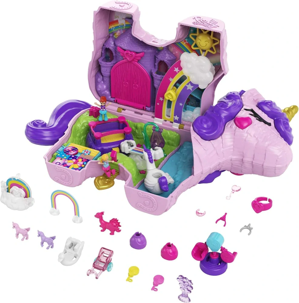Mattel Polly Pocket Mikro Pocketová kabelka Jednorožec GVL88