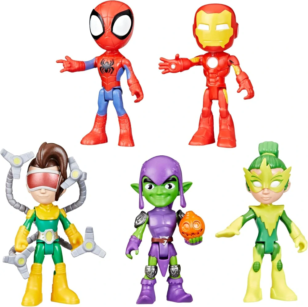 Hasbro Figurky Spidey Goblin Iron Man Electro Doc Ock - Sada 5 ks figurek