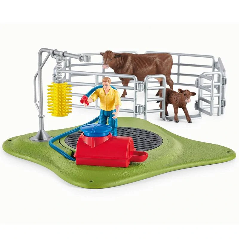 Schleich 42529 Mycí stanice pro krávy