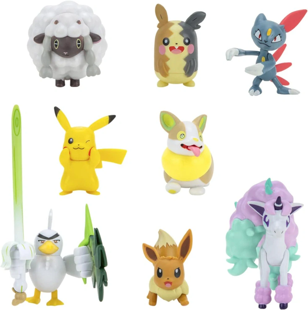 Figurky Pokémon Battle Ready - Sada 8 ks figurek od Jazwares