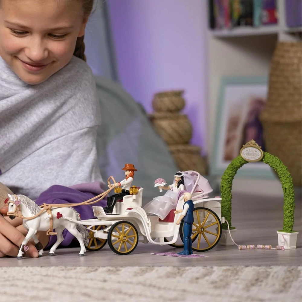 Schleich Horse Club Svatební kočár 42641