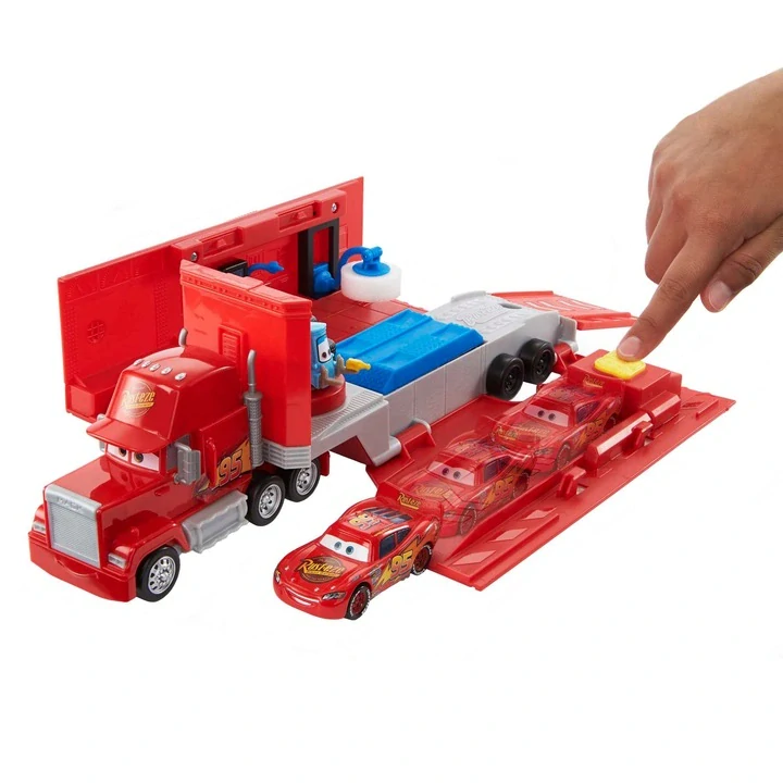 Mattel Transporter Mack Nákladní auto s odpalovacím zařízením CARS Guido HDC75