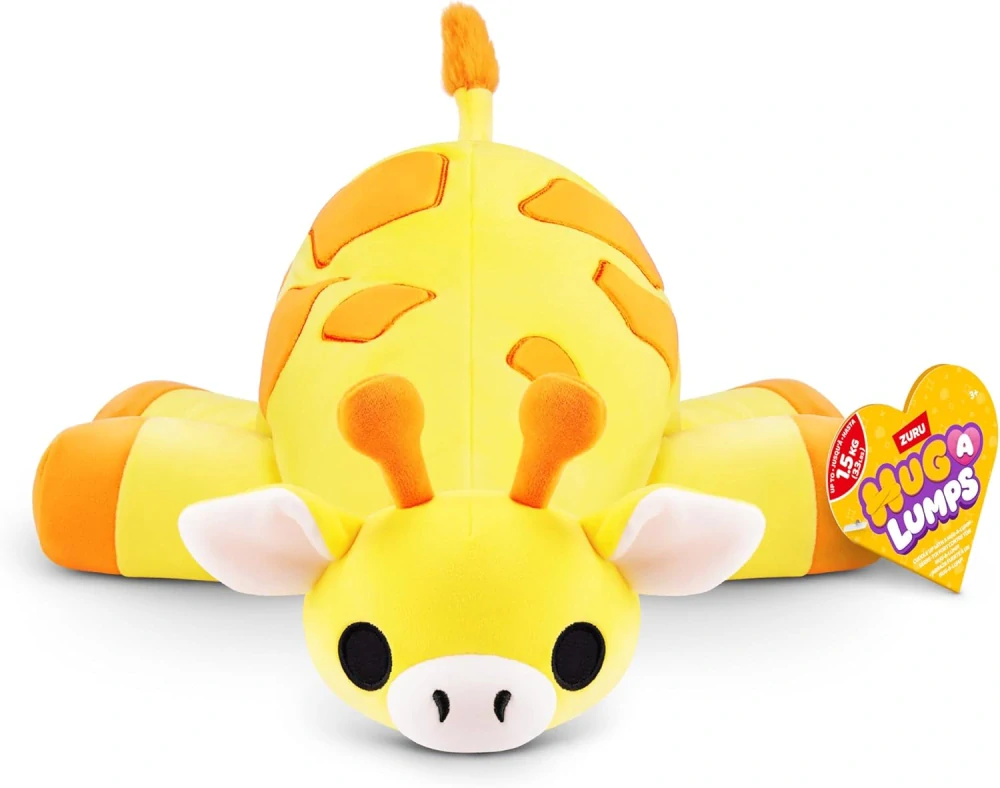 ZURU Velká Plyšová Žirafa 1,5 kg - Zatížený Plyšák Zátěžový Hug a Lumps