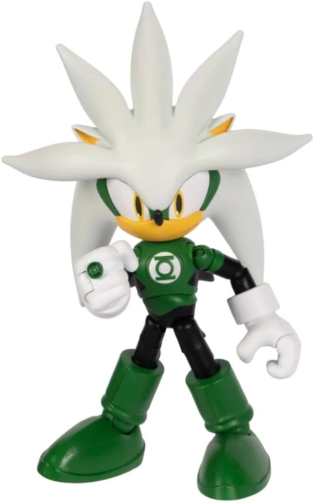 Sonic Hedgehog Originální figurka SILVER X GREEN LANTERN Zelená lucerna