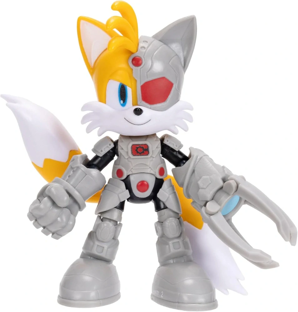 Sonic Hedgehog Film Originální pohyblivá akční figurka TAILS MILES X CYBORG
