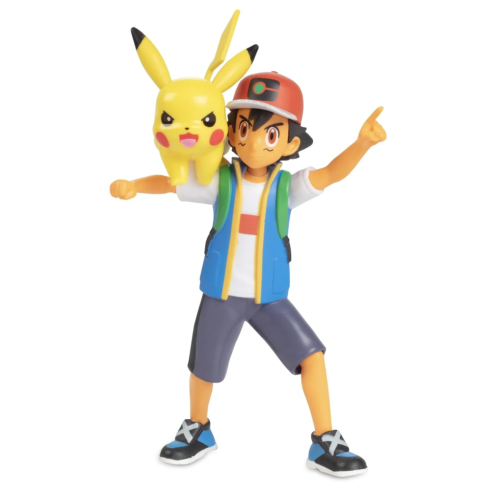 Figurka Pokémon Sada 2 figurek ASH a PIKACHU Battle Ready 12 cm od Jazwares