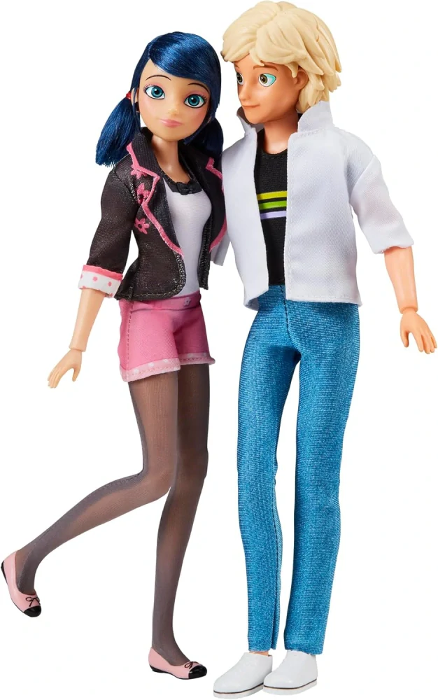 Sada 2 Panenek Miraculous Kouzelná Beruška Marinette a Adrien 27 cm od Playmates Toys