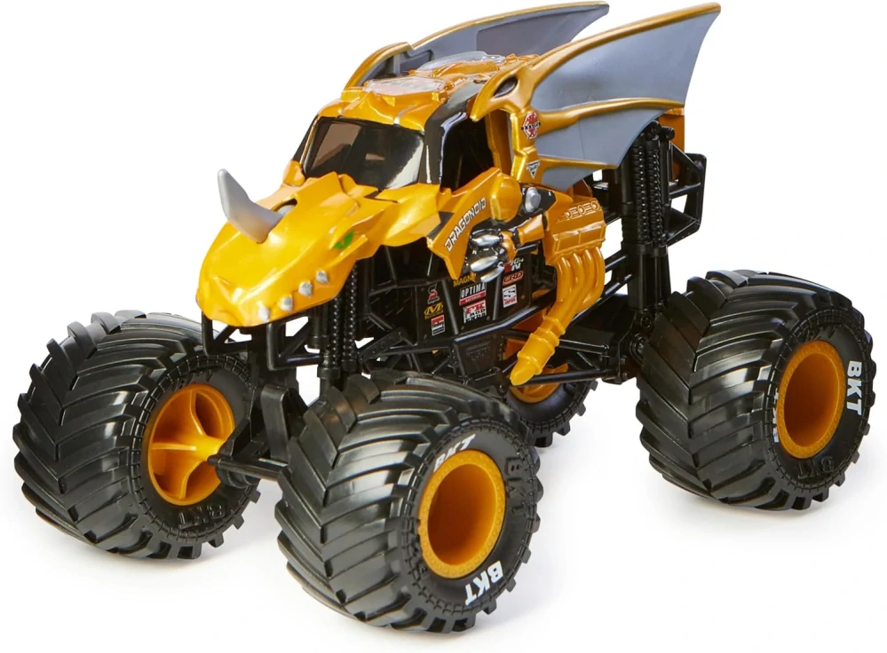 MONSTER JAM Monster Truck BAKUGAN DRAGONOID Kovové Auto Velké Vozidlo 1:24