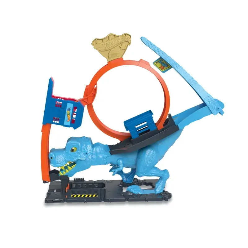 Hot Wheels City Smyčka se žravým T-Rexem HKX42 od Mattel 
