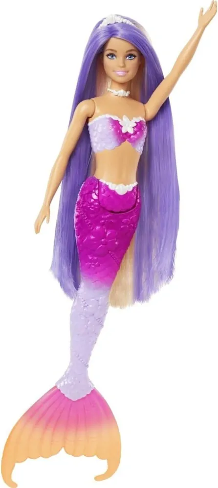 Mattel Barbie a dotek kouzla mořská panna Malibu HRP97