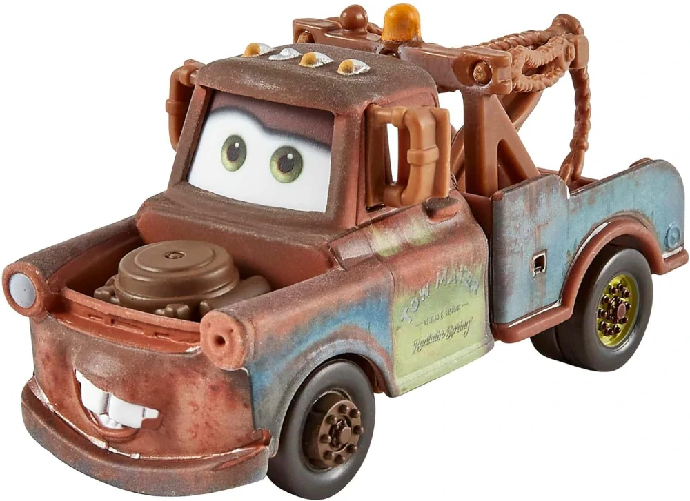 Mattel Cars Auta Blesk McQueen Burák Sheriff Sada 3 kovové vozídla HBW14