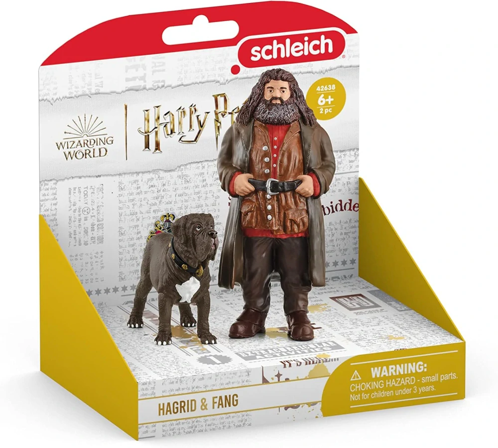 Schleich 42638 Harry Potter Figurky Hagrid a Tesák