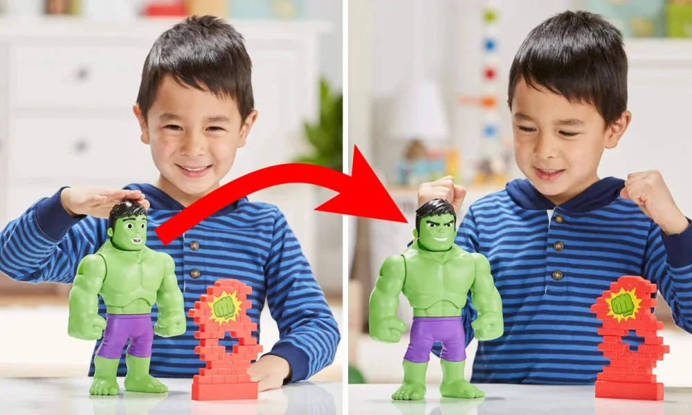Spidey Hulk Figurka a Zeď 26 cm Hasbro F5067