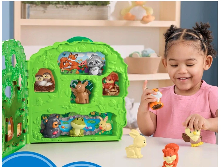 Fisher-Price Little People Domeček zvířátka přátelé z lesa HWB29