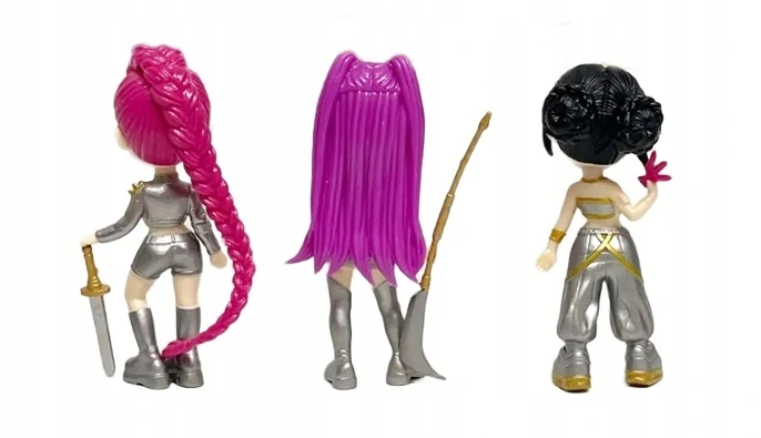 Demon Hunters Kpop Huntrix Figurky - Sada 3 Super Figurek Zoey Mira Rumi