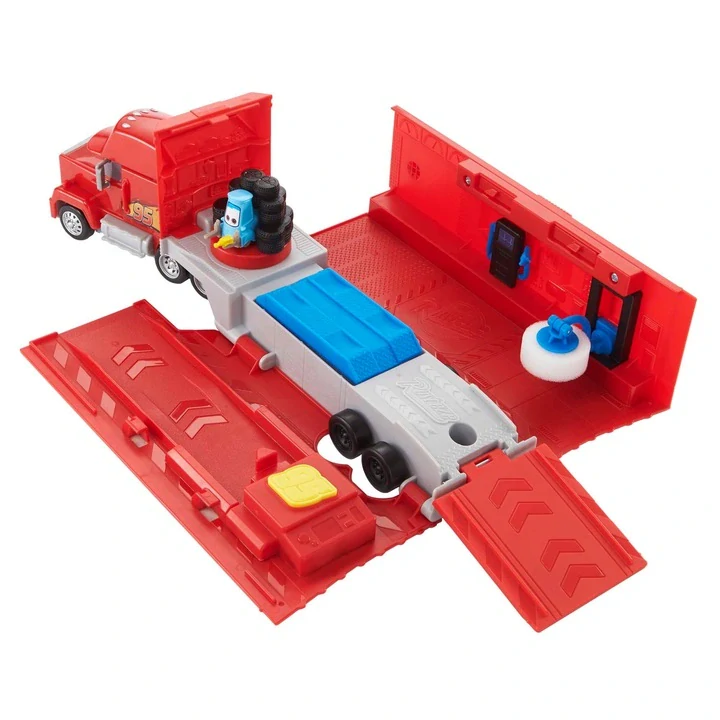 Mattel Transporter Mack Nákladní auto s odpalovacím zařízením CARS Guido HDC75
