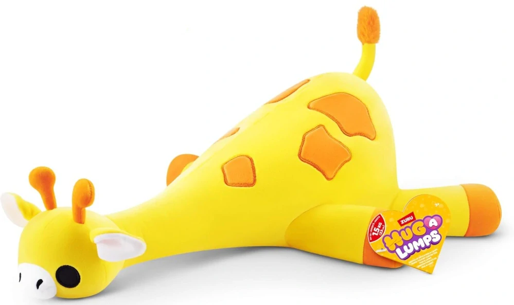 ZURU Velká Plyšová Žirafa 1,5 kg - Zatížený Plyšák Zátěžový Hug a Lumps