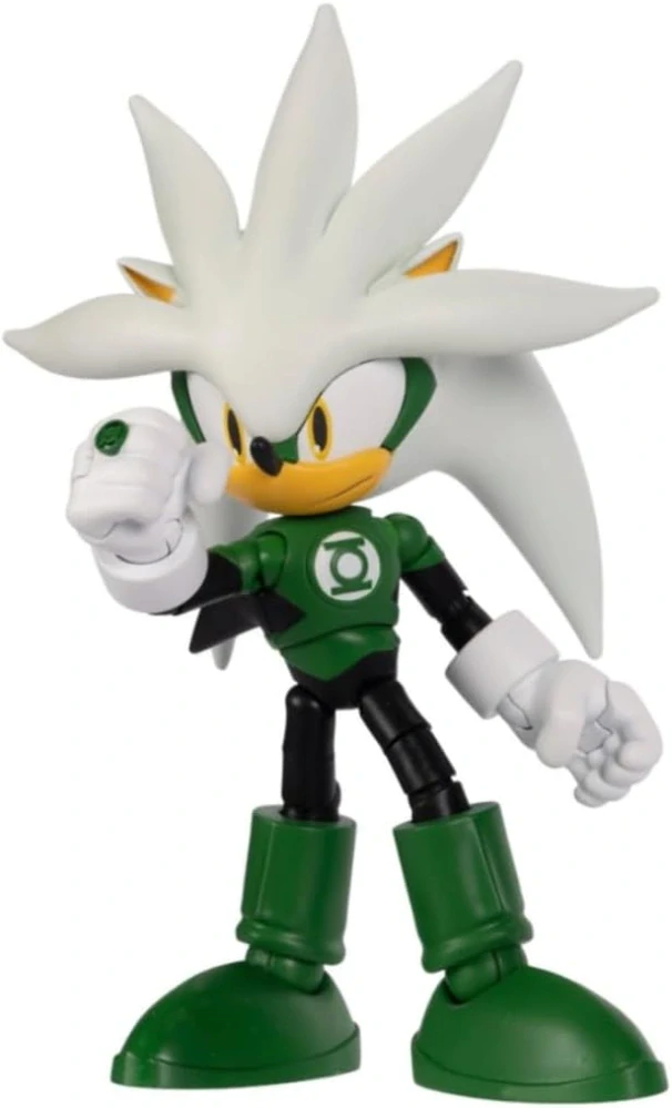 Sonic Hedgehog Originální figurka SILVER X GREEN LANTERN Zelená lucerna