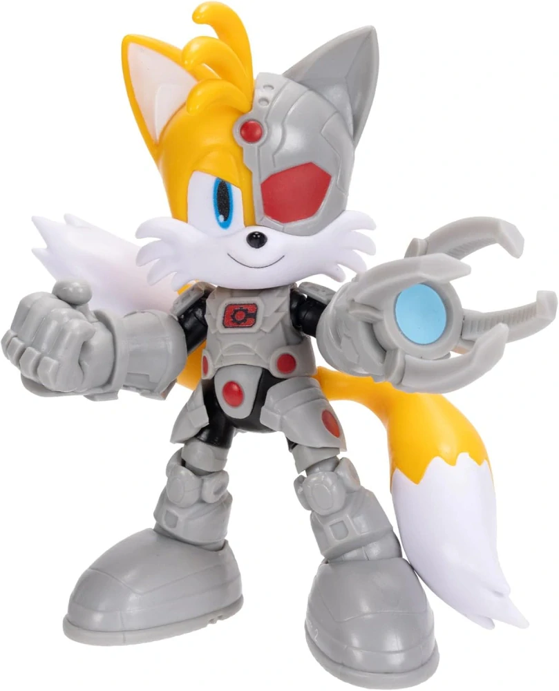 Sonic Hedgehog Film Originální pohyblivá akční figurka TAILS MILES X CYBORG