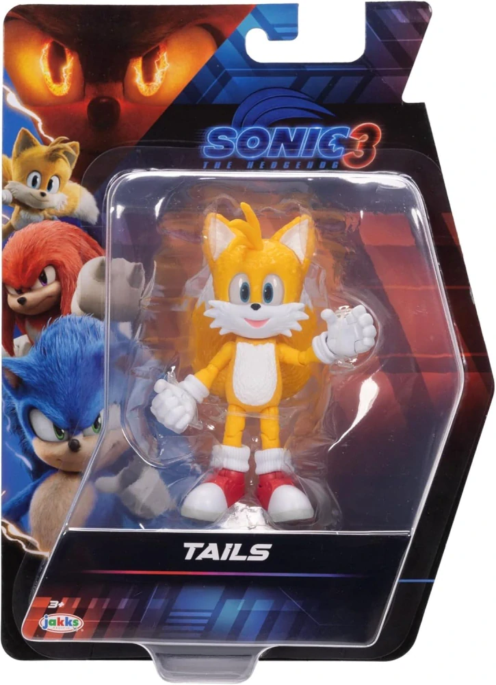 Sonic 3 Hedgehog Film Originální pohyblivá akční figurka Tails Miles 11 cm