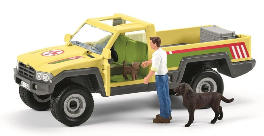 Schleich 42503 Záchranné terénní auto s veterinářem
