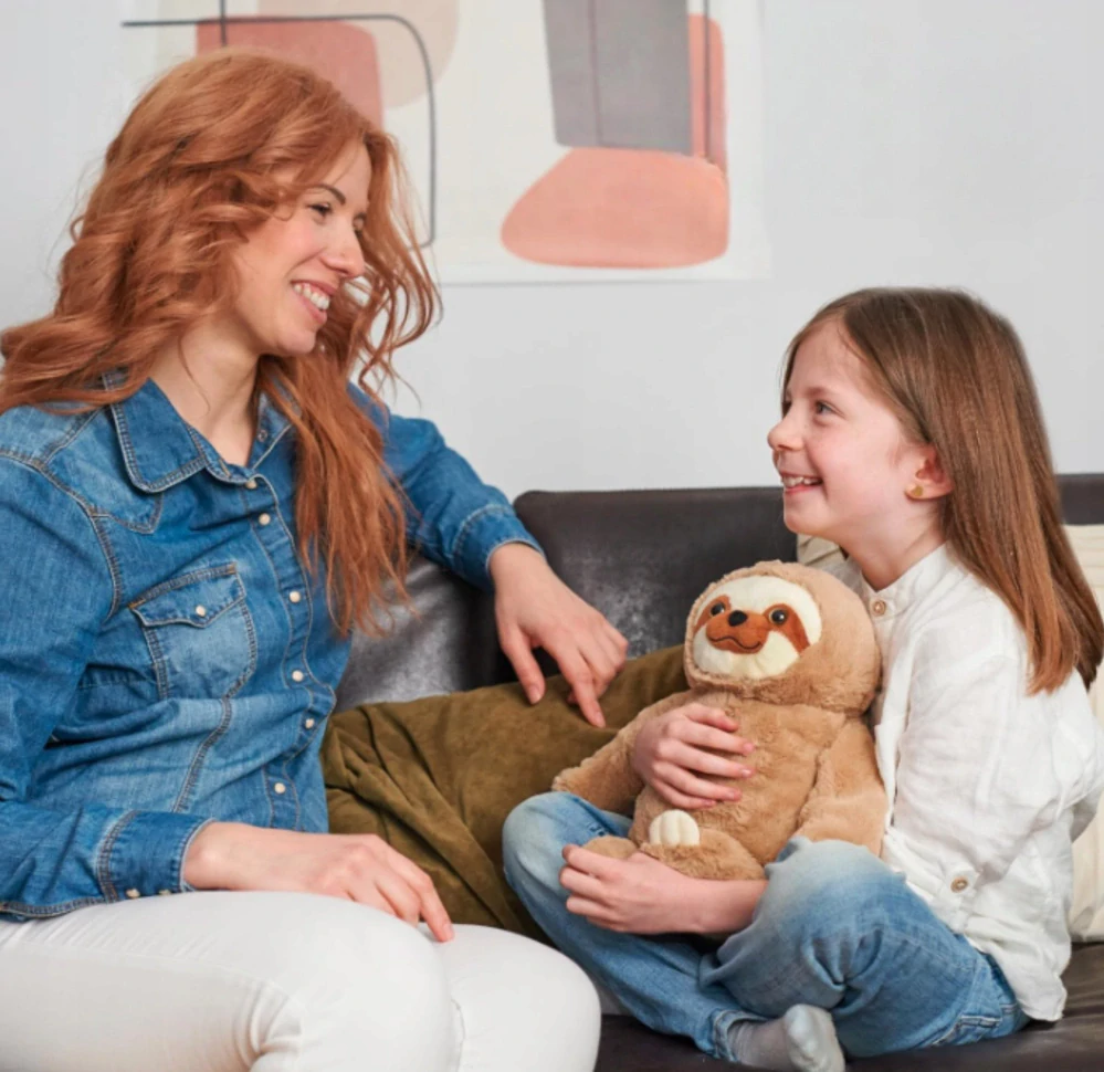 PLYŠÁK LENOCHOD ZÁTĚŽOVÝ SNIŽUJE STRES ADHD AUTISMUS 2,2 KG
