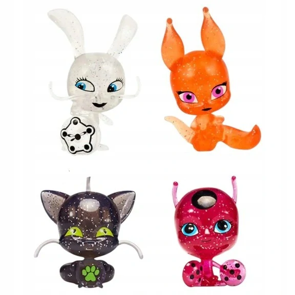 Miraculous Kouzelná Beruška Sada 8 FIGUREK Kwami Tikki Trixx od Playmates Toys