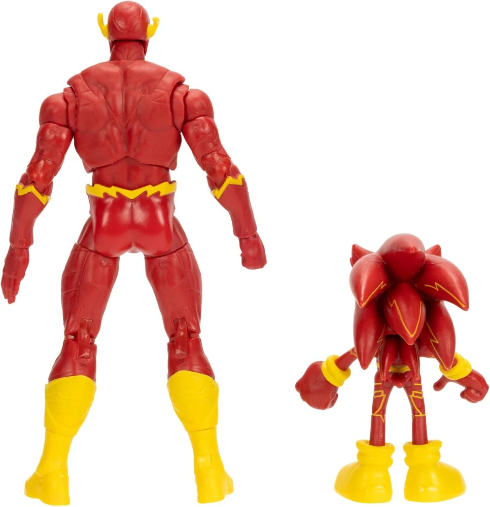 Sonic Hedgehog Film Originální pohyblivá akční figurka Sada 2 Figurek SONIC x FLASH 12 cm
