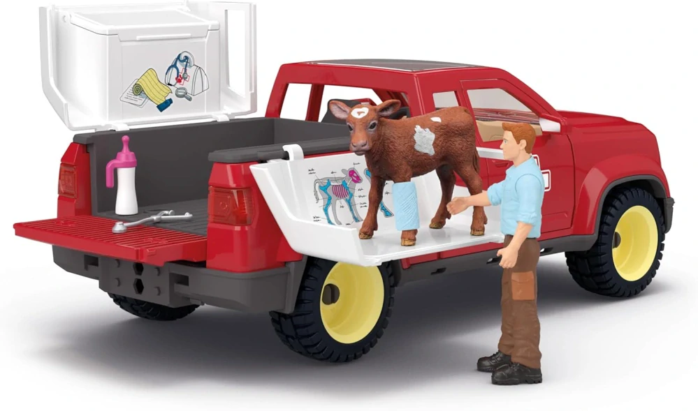 Schleich 42727 VETERINÁŘ Auto Návštěva veterináře na farmě