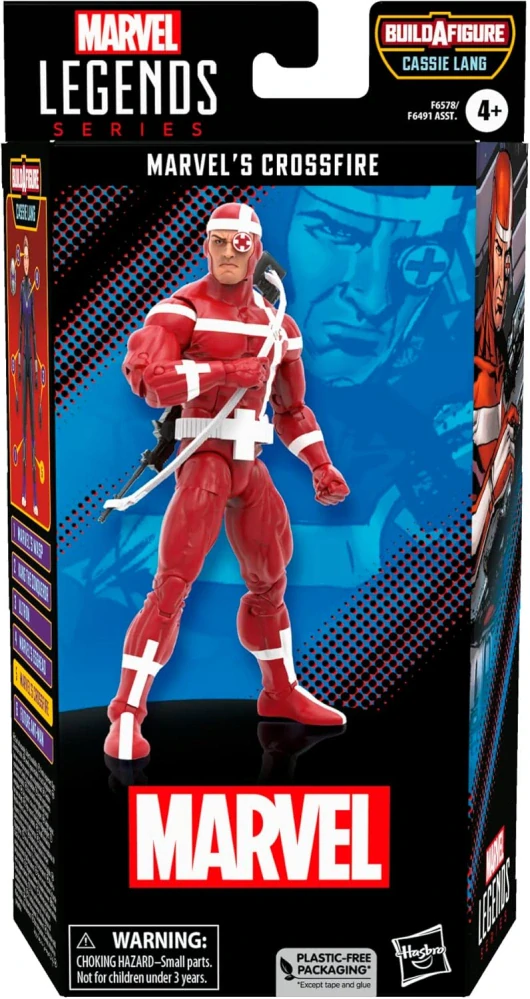 Figurka Hasbro Marvel Legends Crossfire s příslušenstvím 15 cm