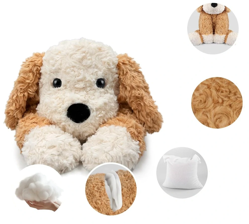 Velký Plyšový Zátěžový Pes Pejsek zatížený 2,1 kg - Plyšák 55 cm