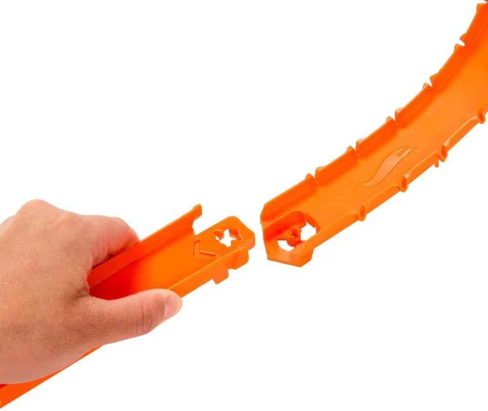 Mattel Hot Wheels Track Crator Speed Snap balení drah pro rozšíření 7,6 metrů JDW42