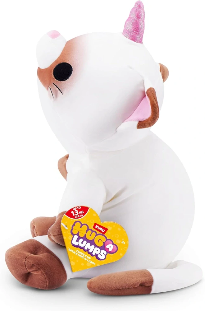 ZURU Velká Plyšová kočka kočička 1,3 kg - Zatížený Plyšák Zátěžový Hug a Lumps