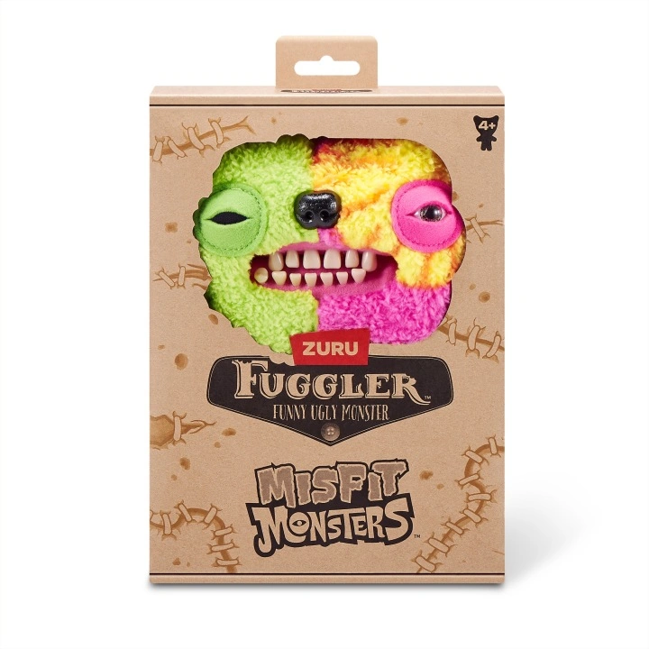 Zuru Plyšovy Fuggler Misfit Monsters Munch Tooth MultiBoth Teddy Fleece Plyšák 23 cm